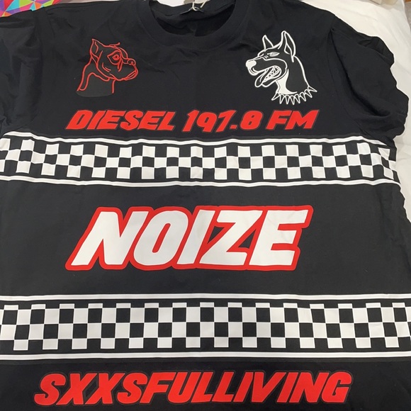 Diesel tshirt blk nwt - Picture 3 of 10